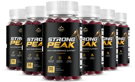 Strong Peak gummies, 6 bottles bundle